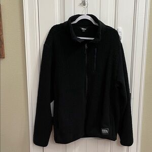 Eddie Bauer Men’s Black Fleece Jacket